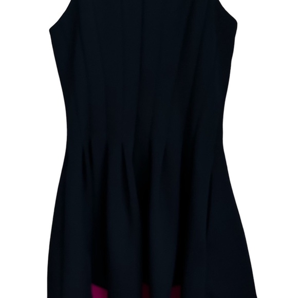 Vince Camuto Navy blue/pink Fit and Flare Navy Scuba dress size 10 - Picture 8 of 11